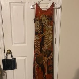 RARE Vivienne Tam Skeleton mesh dress from 1998 I believe